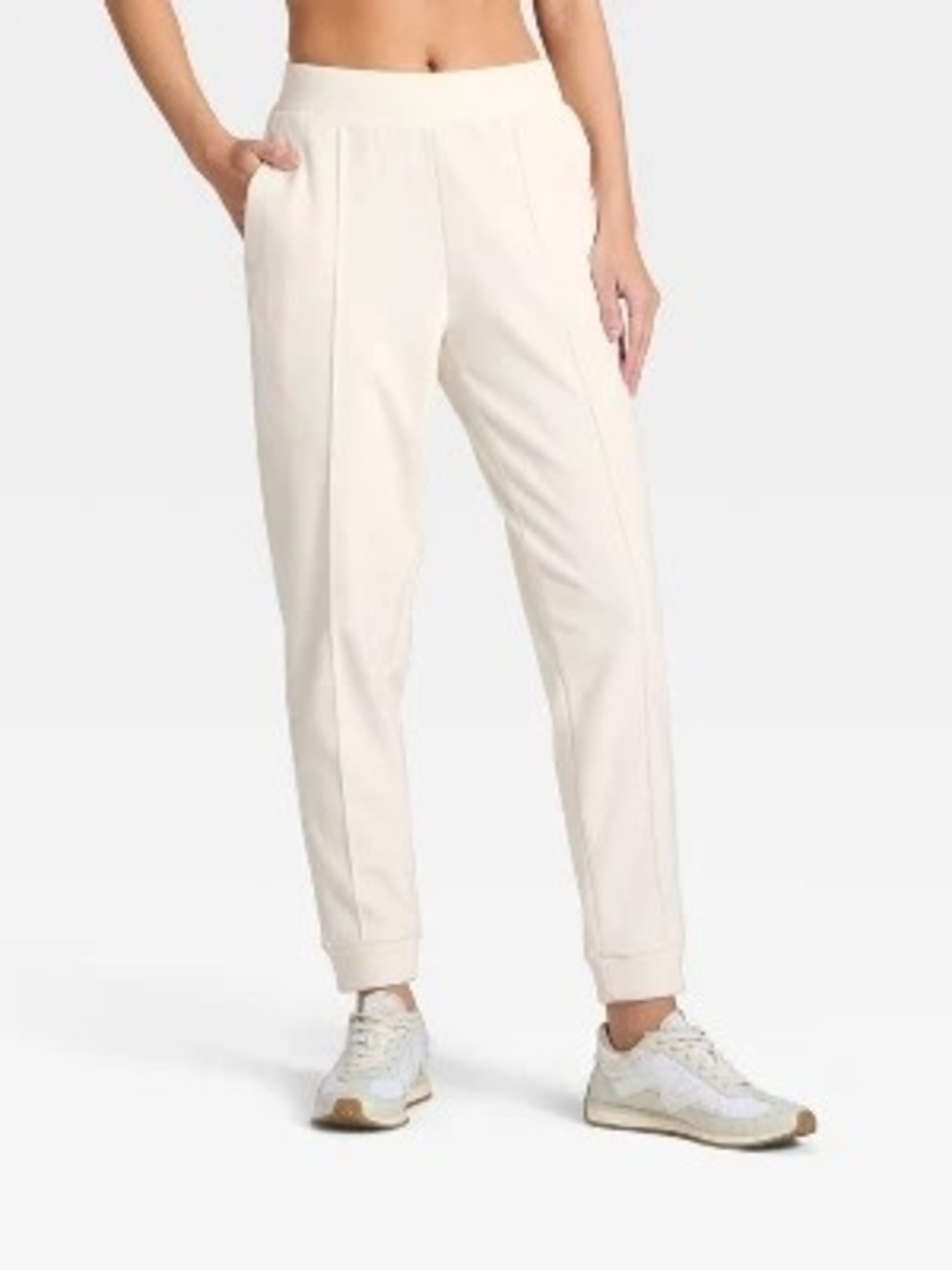 Velour Ribbed Jogger Sweatpants